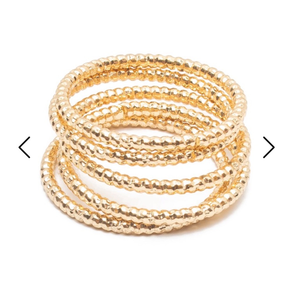 Frasier Sterling “So Much Love Rings” In Gold